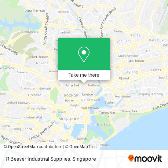 R Beaver Industrial Supplies map