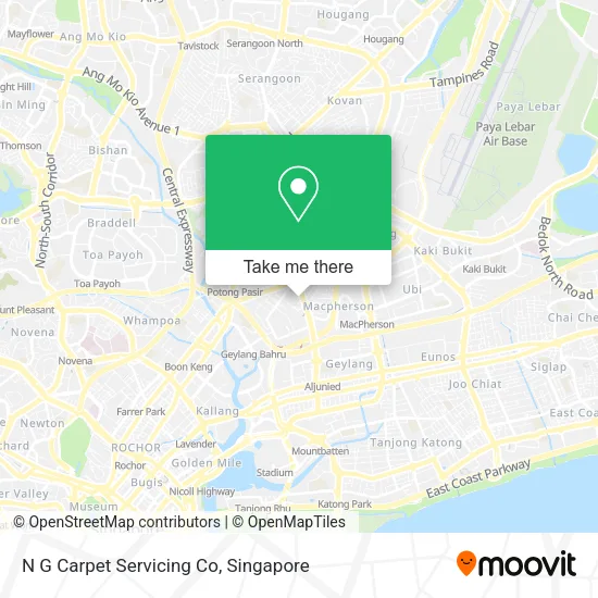 N G Carpet Servicing Co map