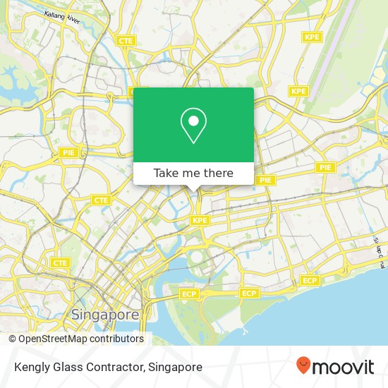 Kengly Glass Contractor map