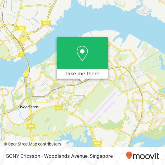 SONY Ericsson - Woodlands Avenue map