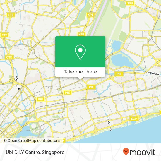 Ubi D.I.Y Centre map