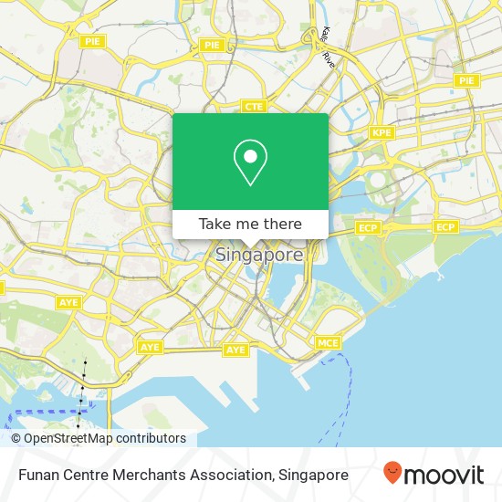 Funan Centre Merchants Association map