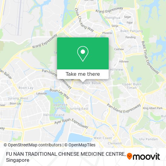 FU NAN TRADITIONAL CHINESE MEDICINE CENTRE map