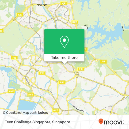 Teen Challenge Singapore map