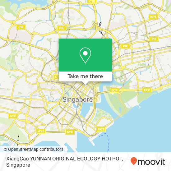 XiangCao YUNNAN ORIGINAL ECOLOGY HOTPOT map