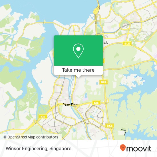 Winsor Engineering map