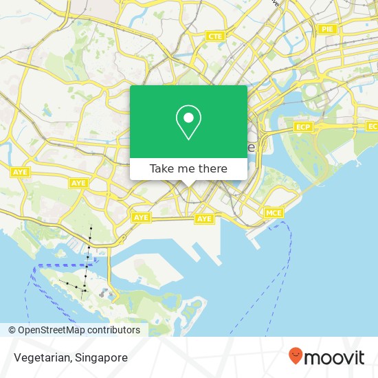 Vegetarian map