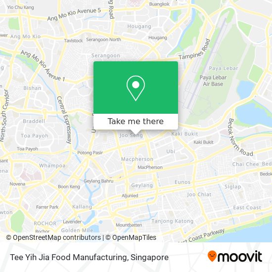 Tee Yih Jia Food Manufacturing map