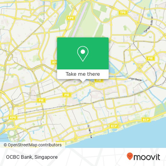 OCBC Bank map