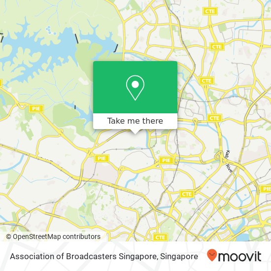 Association of Broadcasters Singapore map