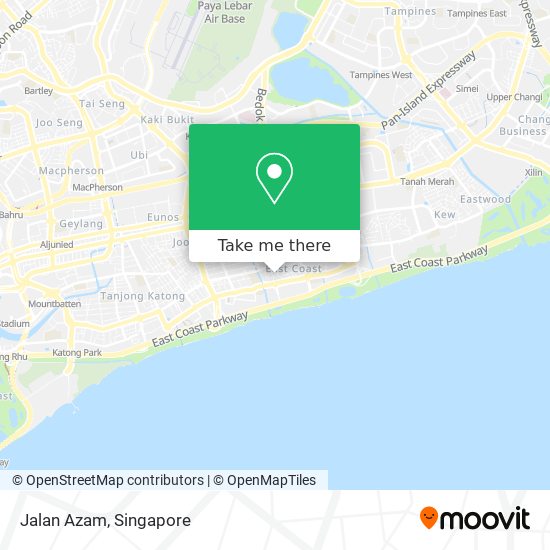 Jalan Azam map