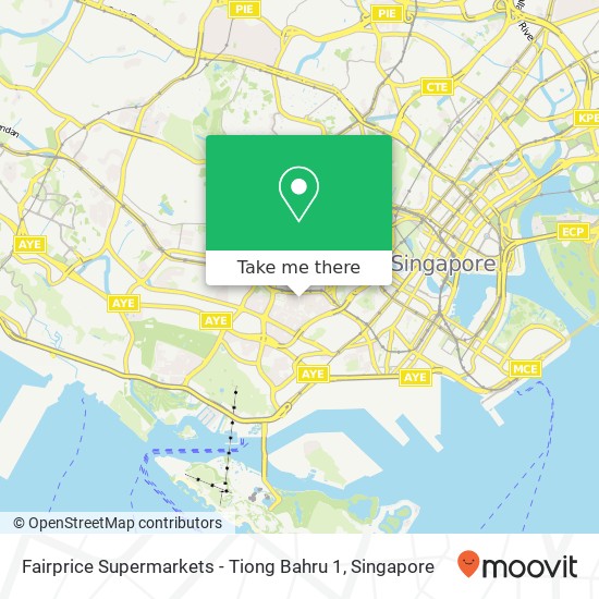 Fairprice Supermarkets - Tiong Bahru 1地图