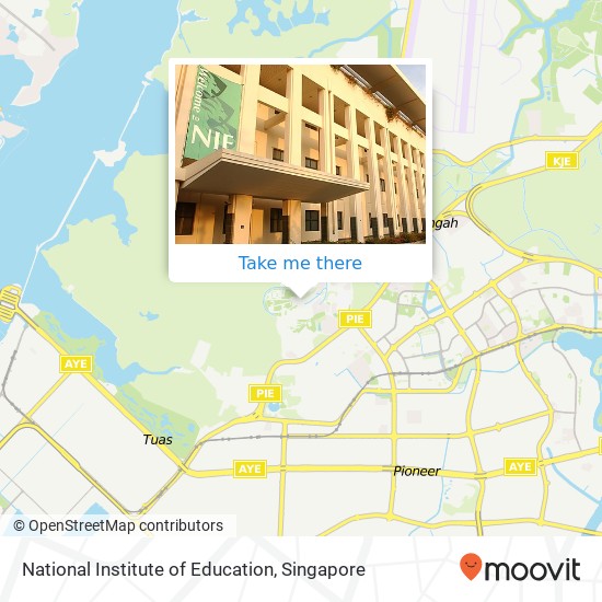 National Institute of Education map