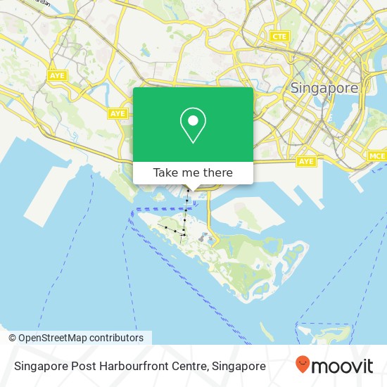 Singapore Post Harbourfront Centre map