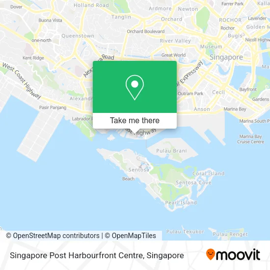 Singapore Post Harbourfront Centre地图