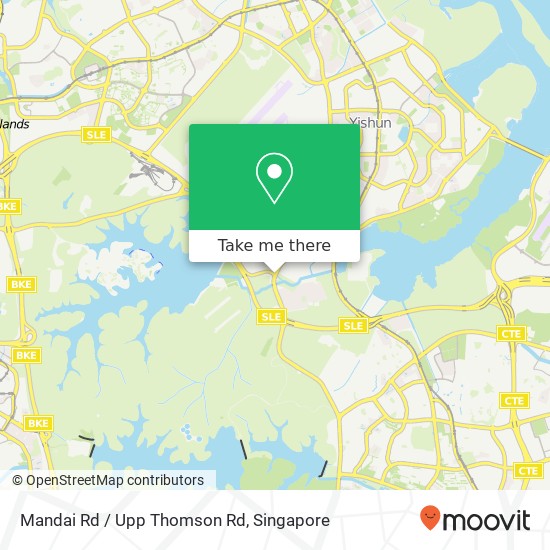 Mandai Rd / Upp Thomson Rd map