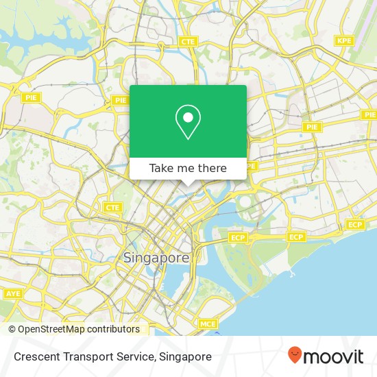 Crescent Transport Service map