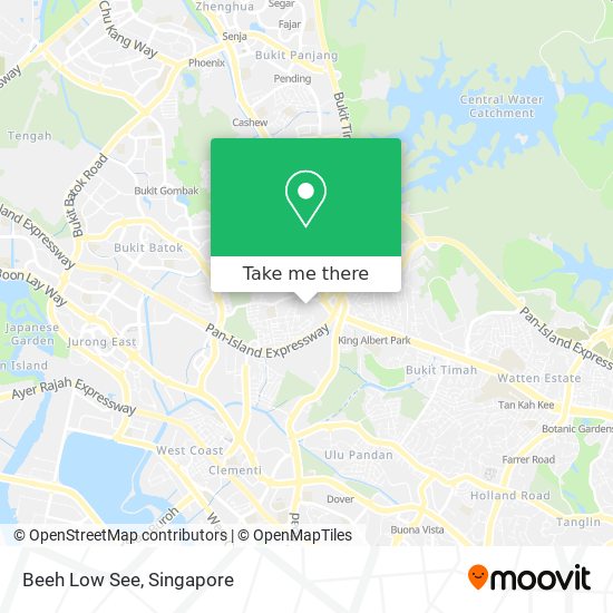Beeh Low See map