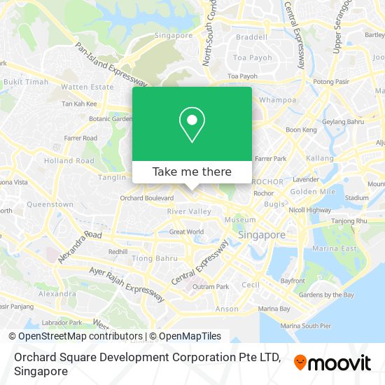 Orchard Square Development Corporation Pte LTD map