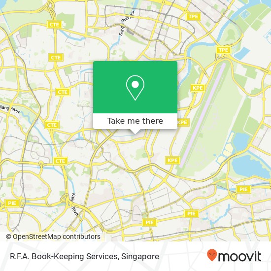 R.F.A. Book-Keeping Services map