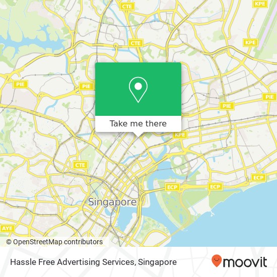 Hassle Free Advertising Services map
