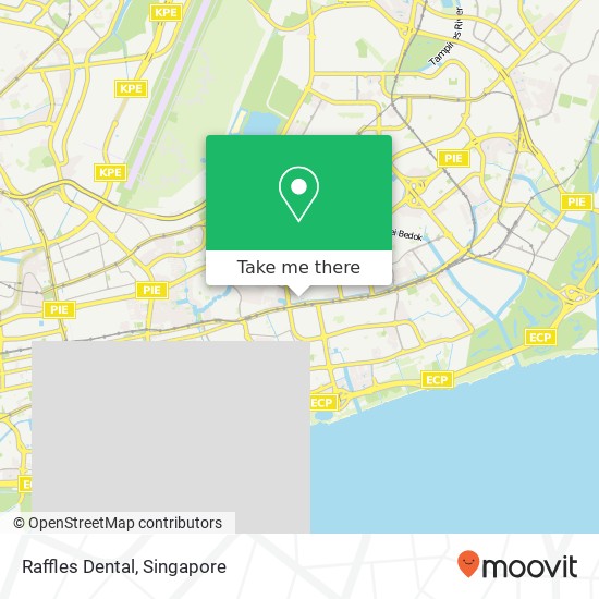 Raffles Dental map