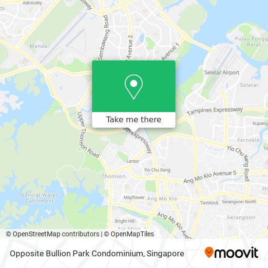 Opposite Bullion Park Condominium map