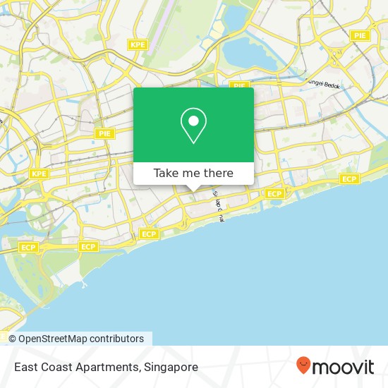 East Coast Apartments map