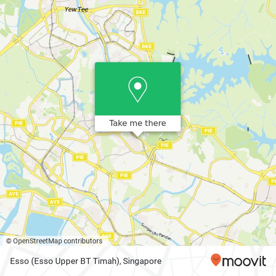 Esso (Esso Upper BT Timah) map