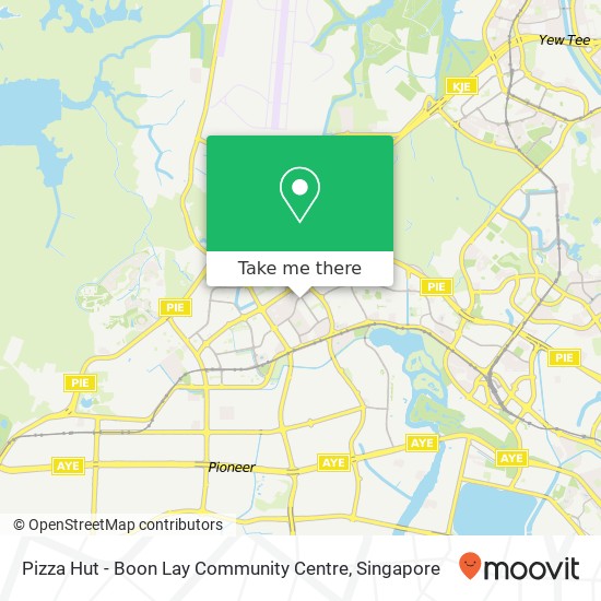 Pizza Hut - Boon Lay Community Centre map