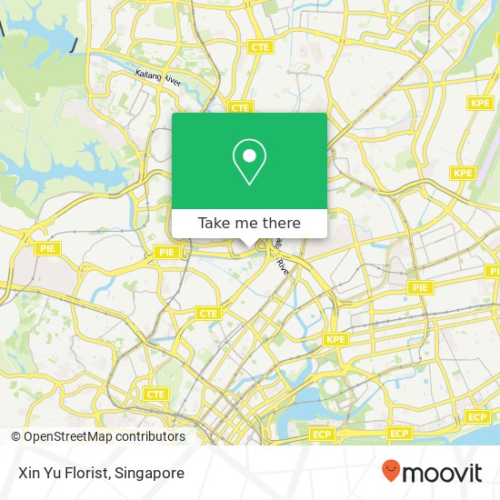 Xin Yu Florist map