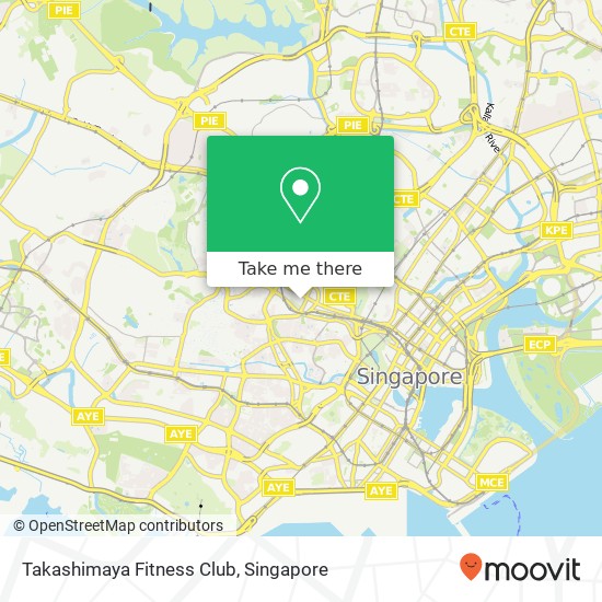 Takashimaya Fitness Club map