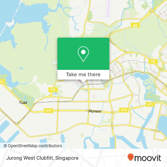 Jurong West Clubfitt地图