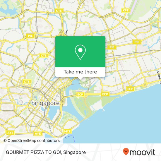 GOURMET PIZZA TO GO! map