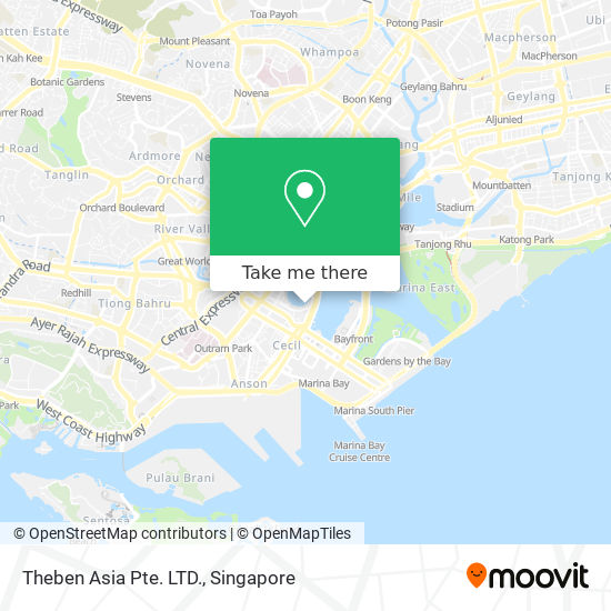 Theben Asia Pte. LTD.地图