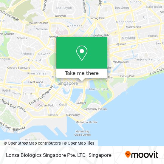 Lonza Biologics Singapore Pte. LTD.地图