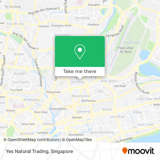 Yes Natural Trading map