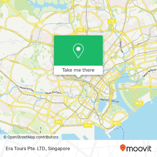 Era Tours Pte. LTD. map