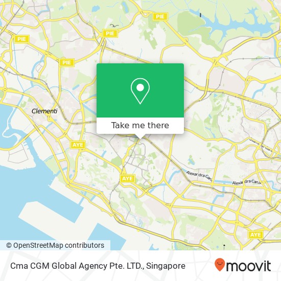 Cma CGM Global Agency Pte. LTD. map