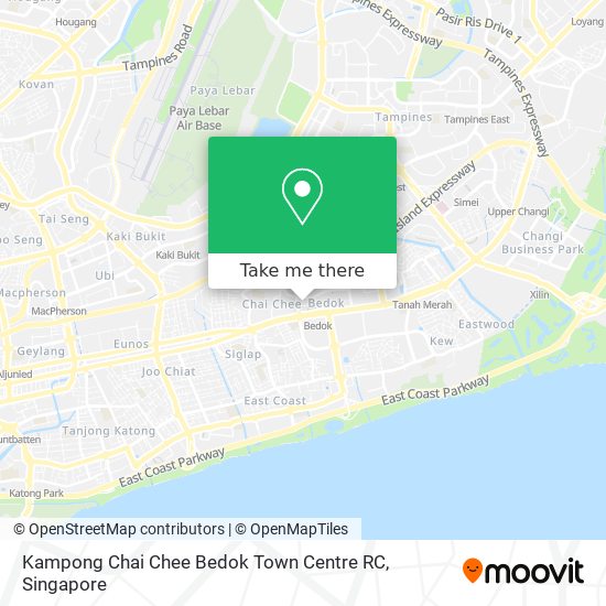 Kampong Chai Chee Bedok Town Centre RC map