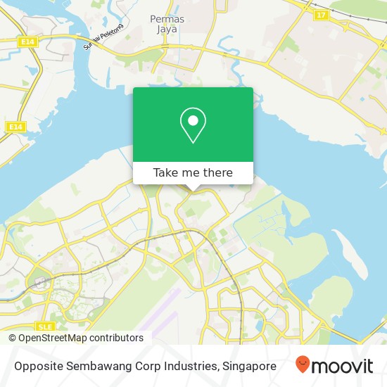 Opposite Sembawang Corp Industries地图