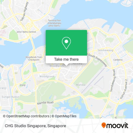 CHG Studio Singapore map