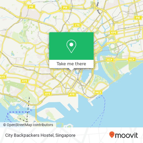 City Backpackers Hostel map