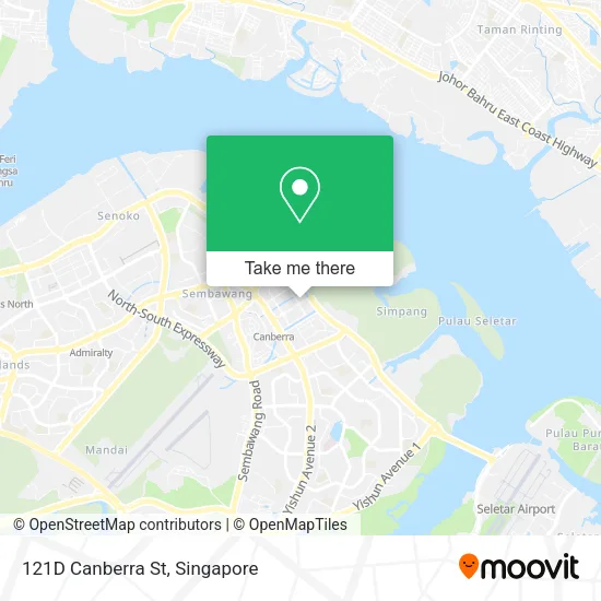 121D Canberra St地图