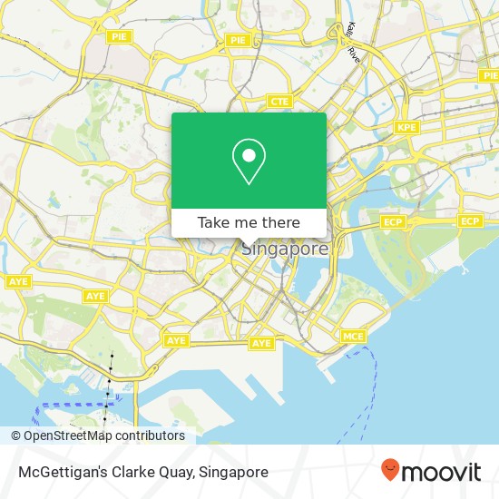 McGettigan's Clarke Quay map