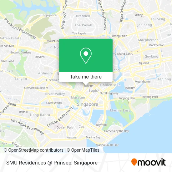 SMU Residences @ Prinsep map