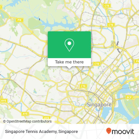 Singapore Tennis Academy map