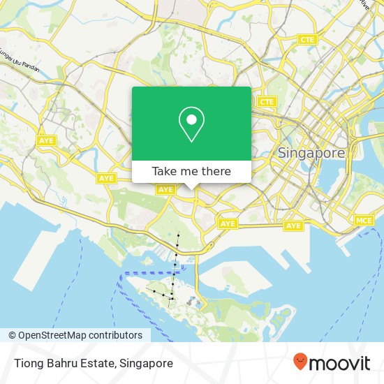 Tiong Bahru Estate map