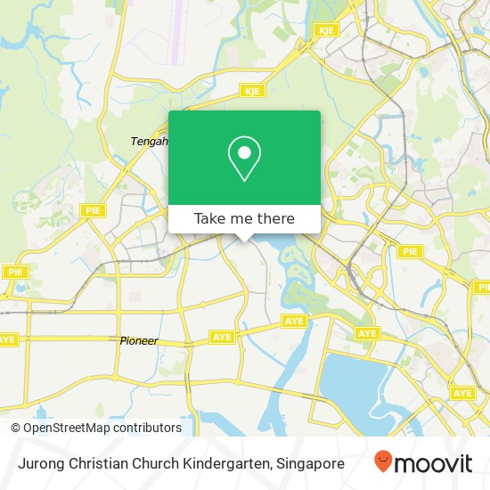 Jurong Christian Church Kindergarten map