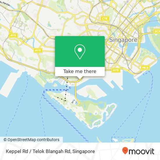 Keppel Rd / Telok Blangah Rd map